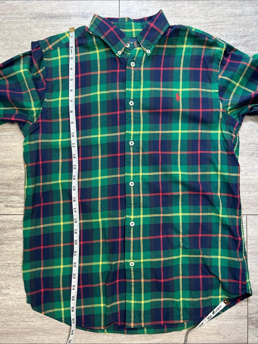 Ralph Lauren Plaid Flannel Boys XL Button Down Shirt Preppy - Picture 8 of 9